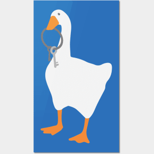 goose with keys Posters and Art